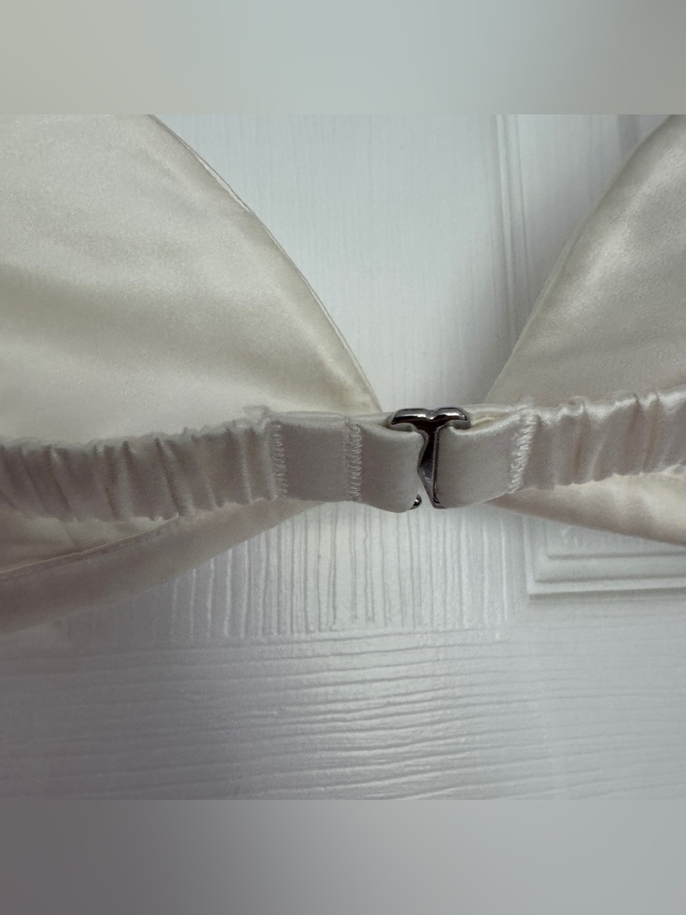 FLEUR DU MAL | NWT Luxe Triangle Bra MEDIUM - ivory - Picture 4 of 7